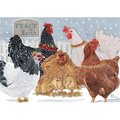 Pipsqueak Productions Pipsqueak Productions C714 Holiday Hens Farm Christmas Boxed Cards - Pack of 10 C714